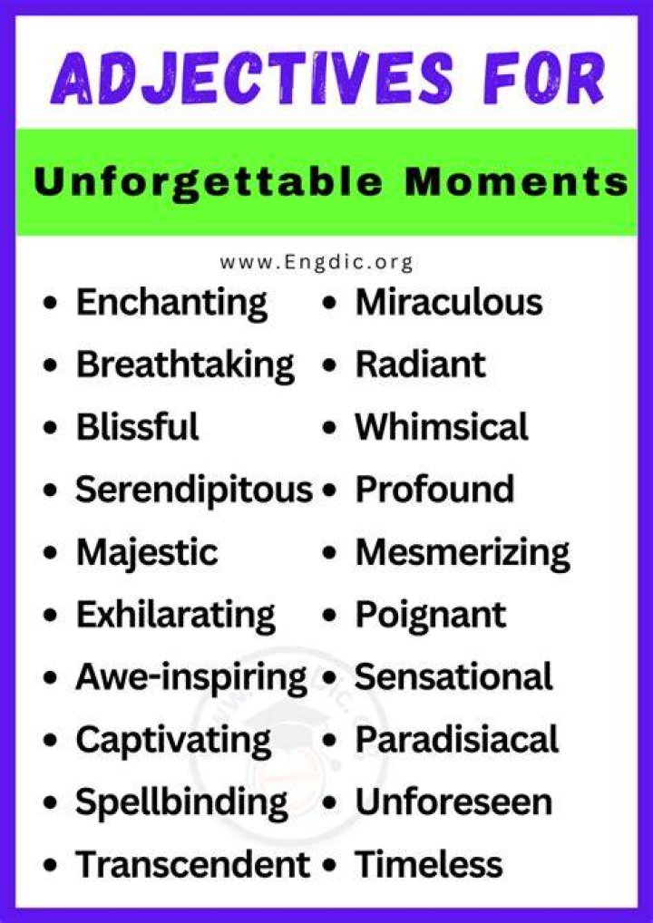 A Guide To Unforgettable Moments