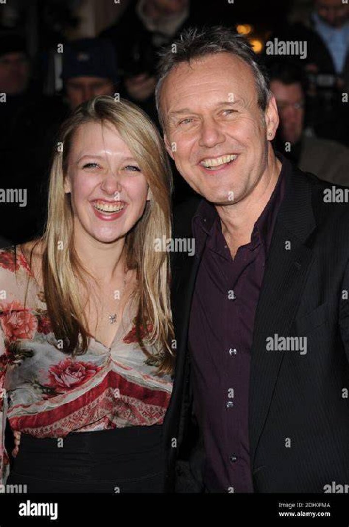 Anthony Head and his daughter Emily arriving for the British Academy